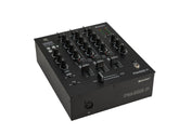 Omnitronic PM-322P 3-Kanal-DJ-Mixer mit Bluetooth und USB-Player